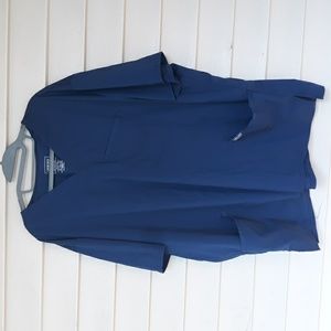 Cherokee scrub top size 3xl revolution stretch navy